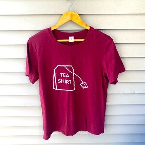 Y Maroon ‘Tea’ T-Shirt - Women’s Size L